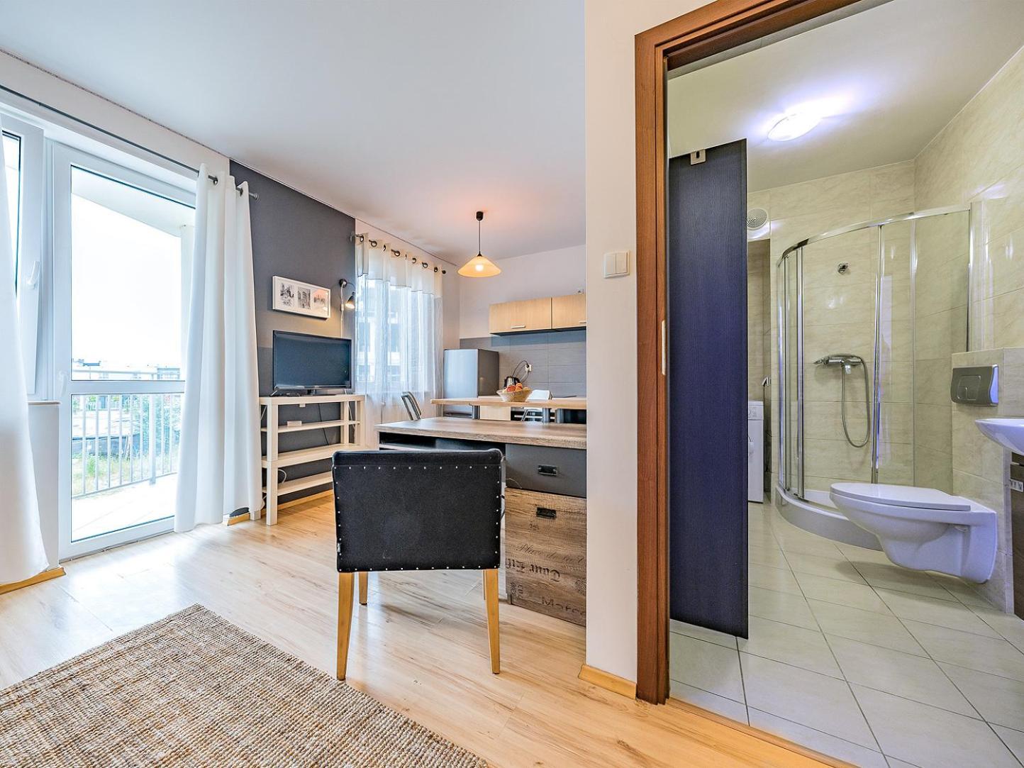 Apartament Z Balkonem I Bezplatnym Parkingiem Γκντανσκ Εξωτερικό φωτογραφία